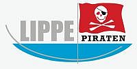 Logo der Lippe Piraten mit Piratenflagge